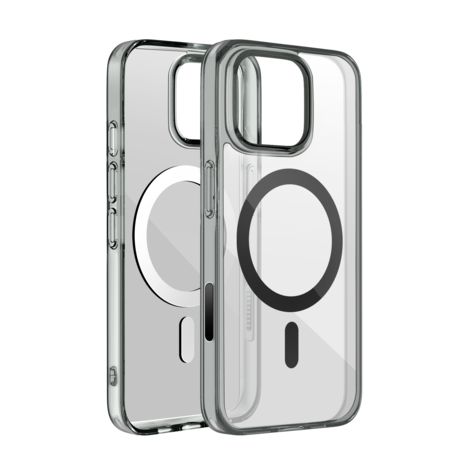 Coverzs Coverzs Coque MagSafe mate iPhone 13 Pro Max (transparent/noir) Coverzs Coverzs Coque MagSafe mate iPhone 13 Pro Max (transparent/noir)