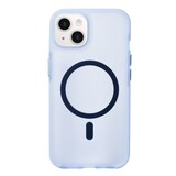 Coverzs Coque MagSafe en silicone lisse iPhone 14 (bleu clair)