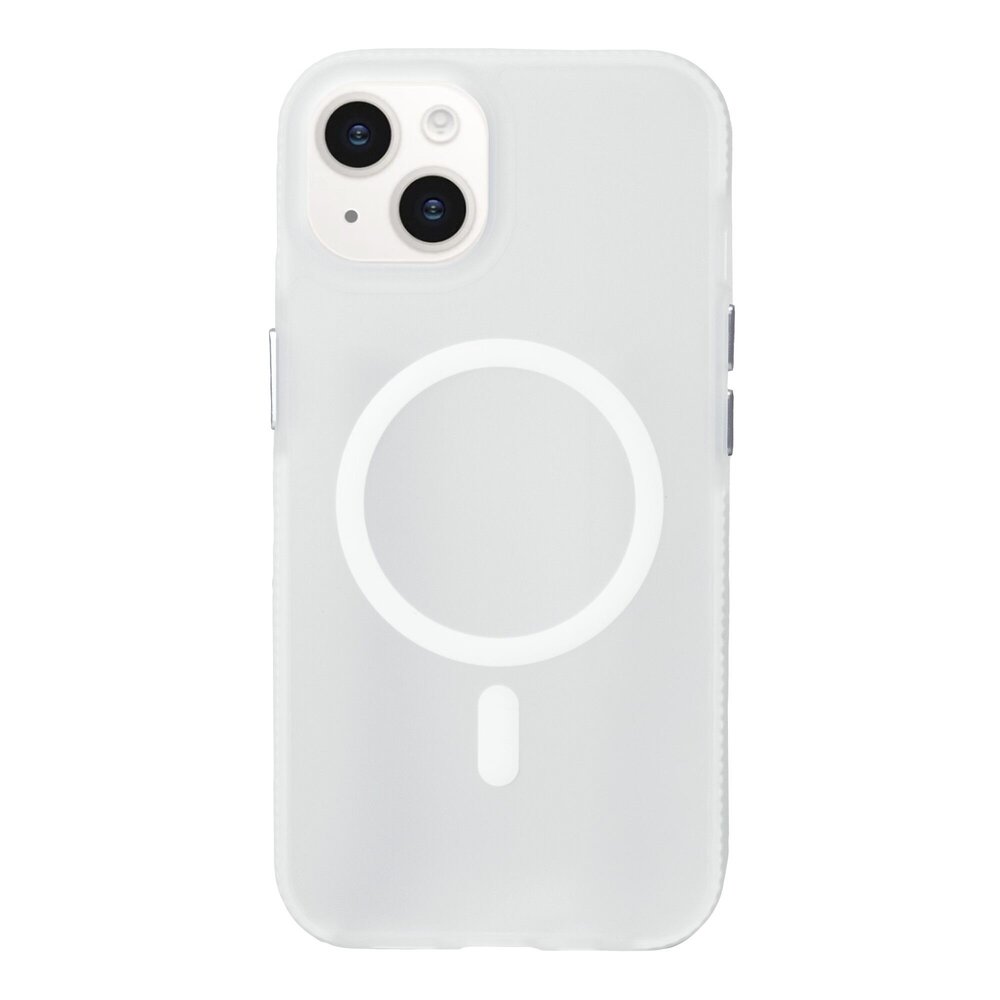 Coverzs Coverzs Coque MagSafe en silicone lisse iPhone 14 (transparent)