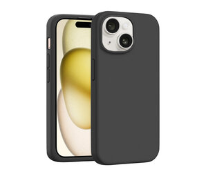 Coverzs Coque de luxe en silicone iPhone 14 (noir)