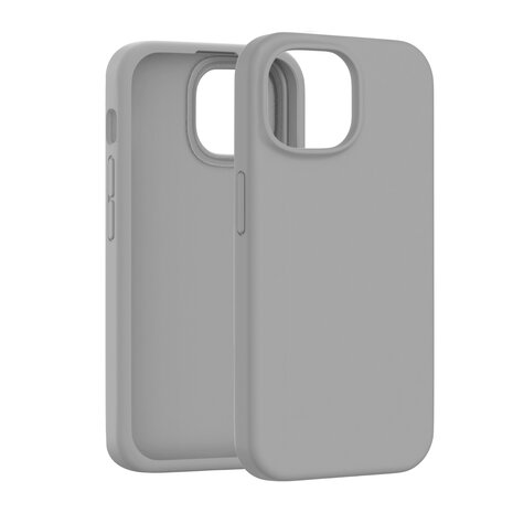 Coverzs Coverzs Coque de luxe en silicone iPhone 14 (gris)