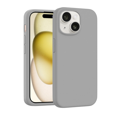 Coverzs Coverzs Coque de luxe en silicone iPhone 14 (gris)