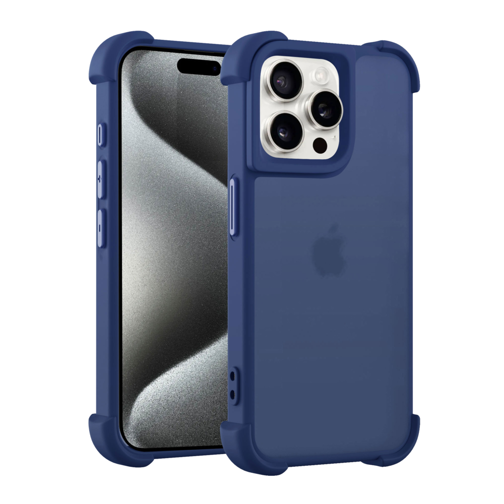 Coverzs Coverzs Coque antichoc mate iPhone 14 Pro (bleu foncé) Coverzs Coverzs Coque antichoc mate iPhone 14 Pro (bleu foncé)