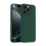 ShieldCase Coque arrière MagSafe en silicone iPhone 14 Pro Max (vert foncé)