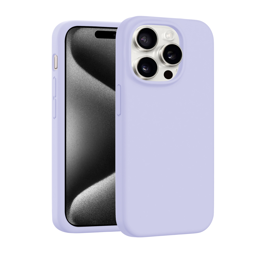 Coverzs Coverzs Coque MagSafe en silicone de luxe iPhone 14 Pro Max (violet)