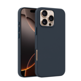 Coverzs Coque MagSafe en cuir de luxe iPhone 14 Pro Max (bleu foncé)