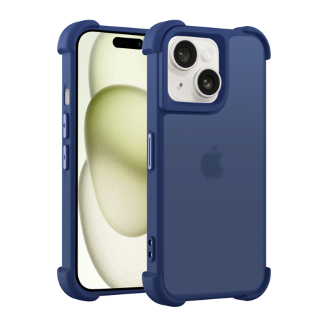 Coverzs Coverzs Coque antichoc mate iPhone 15 (bleu foncé) Coverzs Coverzs Coque antichoc mate iPhone 15 (bleu foncé)