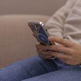 Coverzs Coque rigide iPhone 15 avec protection appareil photo (argent)