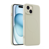 ShieldCase Coque arrière MagSafe en silicone iPhone 15 (beige)