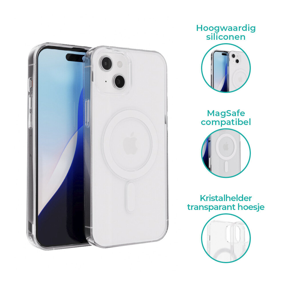 Coverzs Coverzs Coque MagSafe en TPU de luxe iPhone 15 Pro (transparent) Coverzs Coverzs Coque MagSafe en TPU de luxe iPhone 15 Pro (transparent)