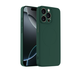 ShieldCase Coque arrière MagSafe en silicone iPhone 15 Pro (vert foncé) ShieldCase Coque arrière MagSafe en silicone iPhone 15 Pro (vert foncé)