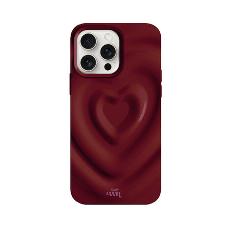 xoxo Wildhearts xoxo Wildhearts Coque  Biggest Love Bordeaux - iPhone 15 Pro Max xoxo Wildhearts xoxo Wildhearts Coque  Biggest Love Bordeaux - iPhone 15 Pro Max