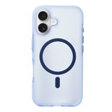 Coverzs Coque MagSafe en silicone lisse iPhone 16 (bleu clair) Coverzs Coque MagSafe en silicone lisse iPhone 16 (bleu clair)
