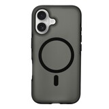 Coverzs Coque MagSafe en silicone lisse iPhone 16 (noir) Coverzs Coque MagSafe en silicone lisse iPhone 16 (noir)