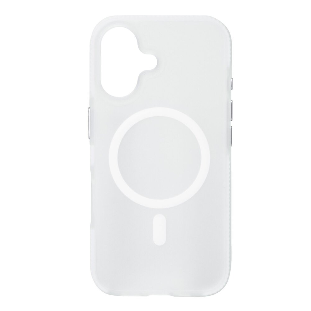 Coverzs Coverzs Coque MagSafe en silicone lisse iPhone 16 (transparent)