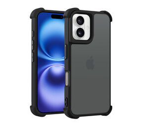 Coverzs Coque antichoc mate iPhone 16 (noir) Coverzs Coque antichoc mate iPhone 16 (noir)
