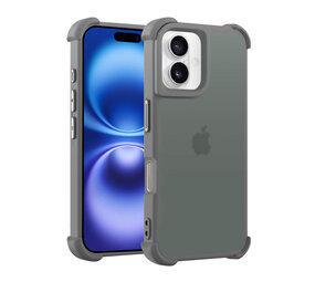 Coverzs Coque antichoc mate iPhone 16 (gris) Coverzs Coque antichoc mate iPhone 16 (gris)