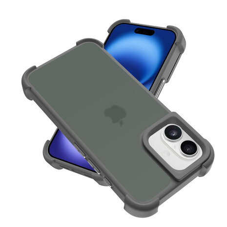Coverzs Coverzs Coque antichoc mate iPhone 16 (gris) Coverzs Coverzs Coque antichoc mate iPhone 16 (gris)