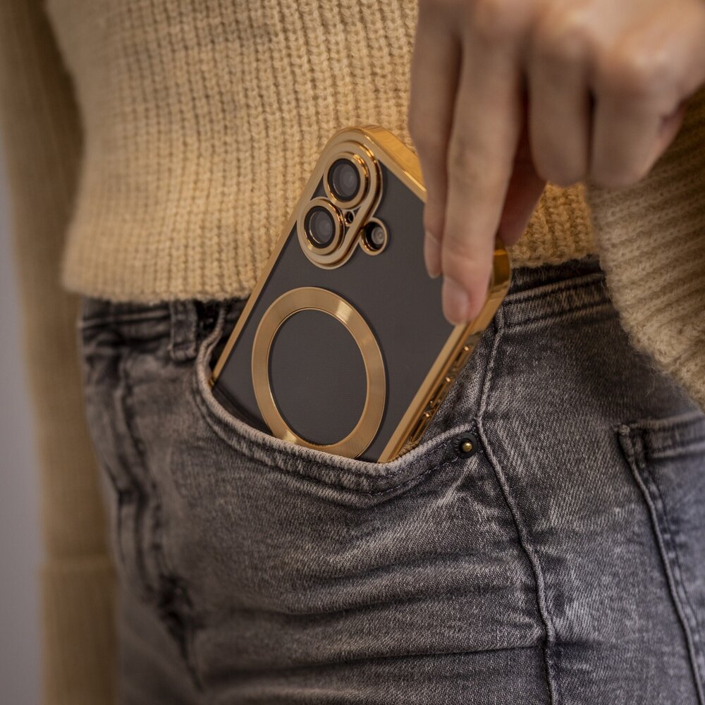 Coverzs Coverzs Coque rigide iPhone 16 avec protection appareil photo (dorée) Coverzs Coverzs Coque rigide iPhone 16 avec protection appareil photo (dorée)