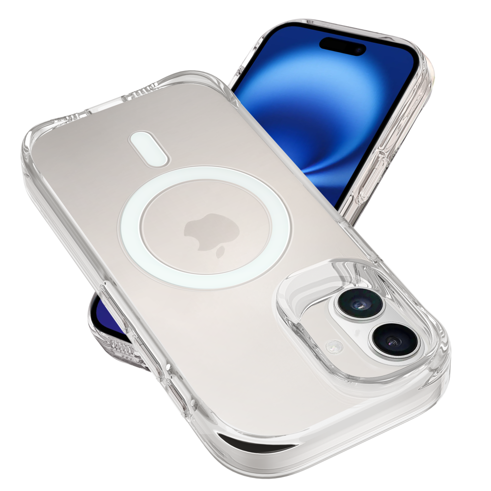 Coverzs Coverzs Coque rigide MagSafe iPhone 16 (transparent) Coverzs Coverzs Coque rigide MagSafe iPhone 16 (transparent)