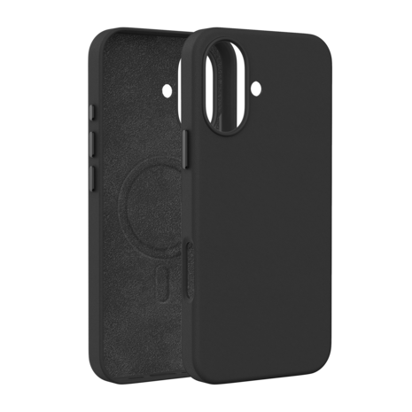 Coverzs Coverzs Coque MagSafe en cuir de luxe iPhone 16 (noir) Coverzs Coverzs Coque MagSafe en cuir de luxe iPhone 16 (noir)