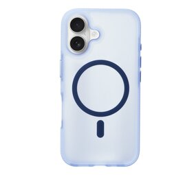 Coverzs Coque MagSafe en silicone lisse iPhone 16 Plus (bleu clair) Coverzs Coque MagSafe en silicone lisse iPhone 16 Plus (bleu clair)