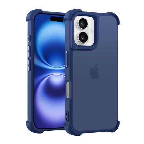 Coverzs Coverzs Coque antichoc mate iPhone 16 Plus (bleu foncé) Coverzs Coverzs Coque antichoc mate iPhone 16 Plus (bleu foncé)