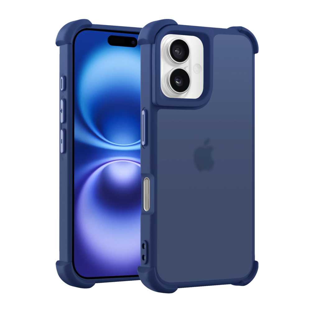 Coverzs Coverzs Coque antichoc mate iPhone 16 Plus (bleu foncé) Coverzs Coverzs Coque antichoc mate iPhone 16 Plus (bleu foncé)