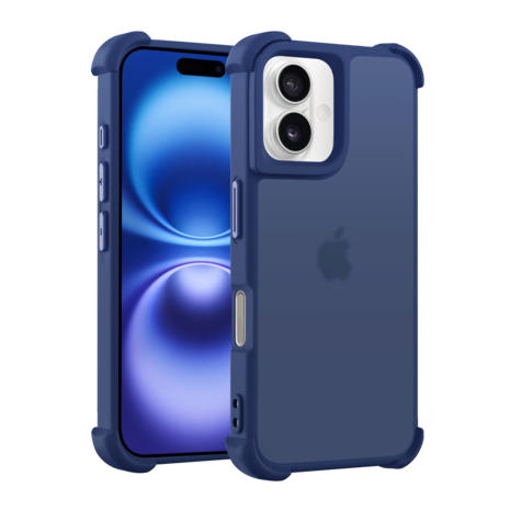 Coverzs Coverzs Coque antichoc mate iPhone 16 Plus (bleu foncé) Coverzs Coverzs Coque antichoc mate iPhone 16 Plus (bleu foncé)