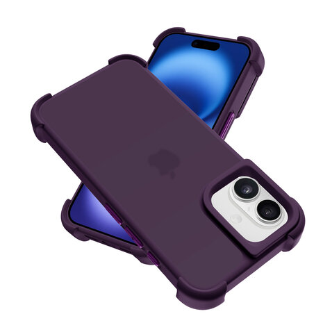 Coverzs Coverzs Coque antichoc mate iPhone 16 Plus (violet) Coverzs Coverzs Coque antichoc mate iPhone 16 Plus (violet)