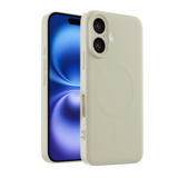 ShieldCase Coque arrière MagSafe en silicone iPhone 16 Plus (beige)