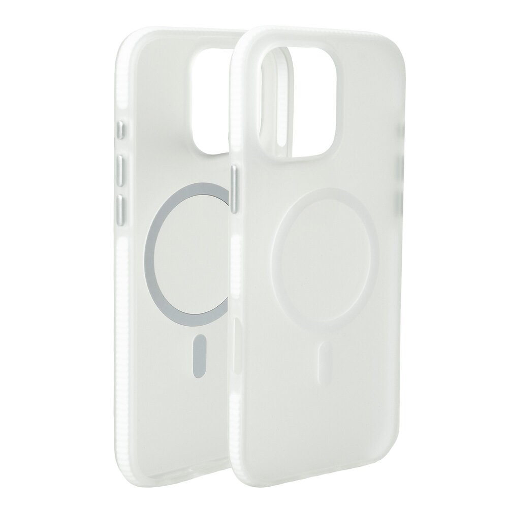 Coverzs Coverzs Coque MagSafe en silicone lisse iPhone 16 Pro (transparent)