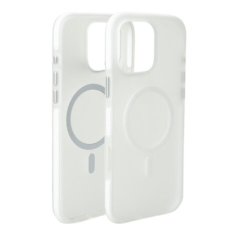 Coverzs Coverzs Coque MagSafe en silicone lisse iPhone 16 Pro (transparent)