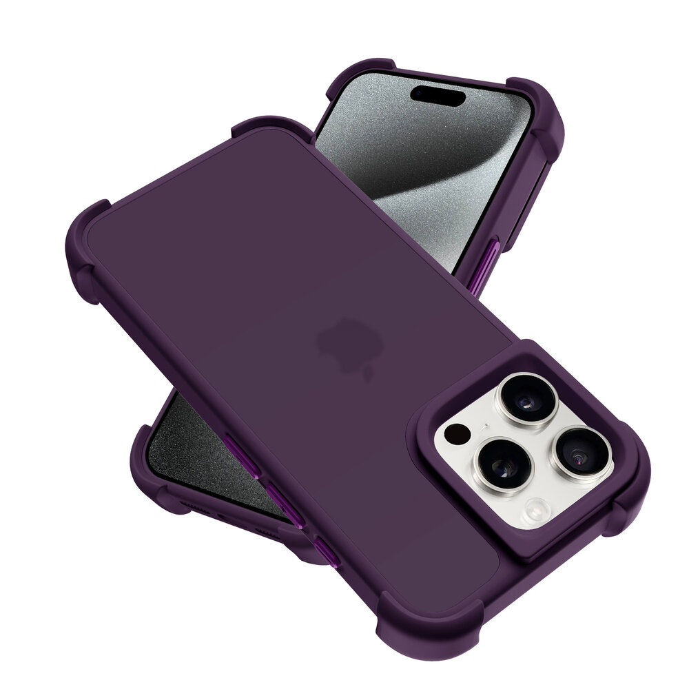 Coverzs Coverzs Coque antichoc mate iPhone 16 Pro (violet) Coverzs Coverzs Coque antichoc mate iPhone 16 Pro (violet)