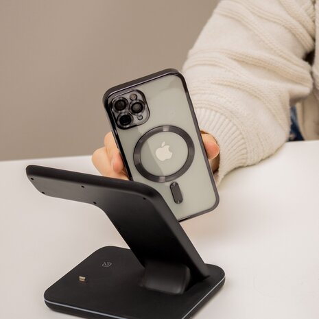 Coverzs Coverzs Coque rigide iPhone 16 Pro avec protection appareil photo (noir) Coverzs Coverzs Coque rigide iPhone 16 Pro avec protection appareil photo (noir)