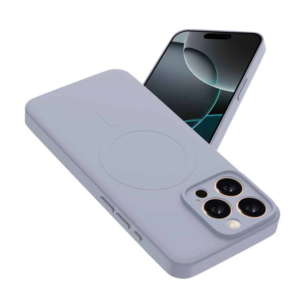 ShieldCase ShieldCase Coque arrière MagSafe en silicone iPhone 16 Pro (lila) ShieldCase ShieldCase Coque arrière MagSafe en silicone iPhone 16 Pro (lila)