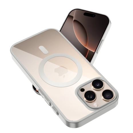 Coverzs Coverzs Coque rigide transparent MagSafe iPhone 16 Pro Max (argent) Coverzs Coverzs Coque rigide transparent MagSafe iPhone 16 Pro Max (argent)