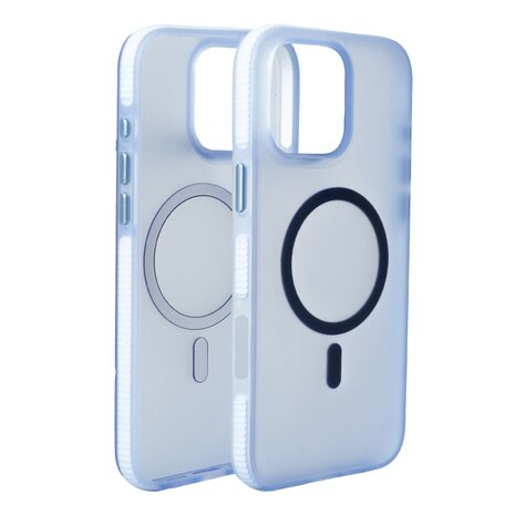 Coverzs Coverzs Coque MagSafe en silicone lisse iPhone 16 Pro Max (bleu clair)