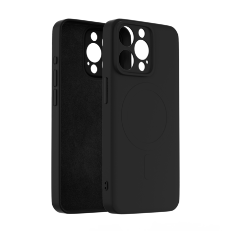 ShieldCase ShieldCase Coque arrière MagSafe en silicone iPhone 16 Pro Max (noir) ShieldCase ShieldCase Coque arrière MagSafe en silicone iPhone 16 Pro Max (noir)