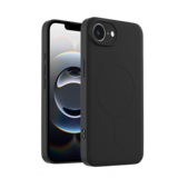 ShieldCase Coque arrière MagSafe en silicone iPhone 16e (noir)