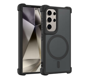 Coverzs Coque antichoc mate avec MagSafe Samsung Galaxy S24 Ultra (noir) Coverzs Coque antichoc mate avec MagSafe Samsung Galaxy S24 Ultra (noir)