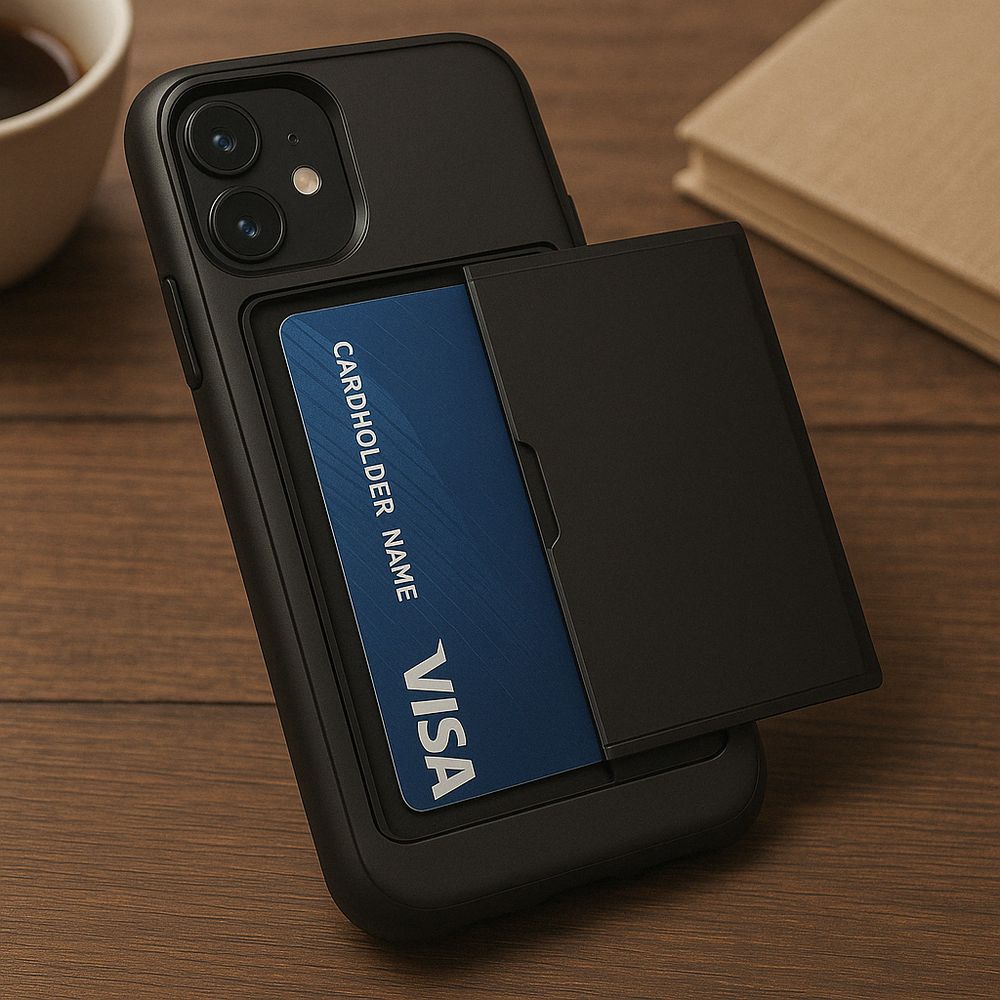 ShieldCase ShieldCase Coque cartes slider iPhone 12 Mini (noir) ShieldCase ShieldCase Coque cartes slider iPhone 12 Mini (noir)