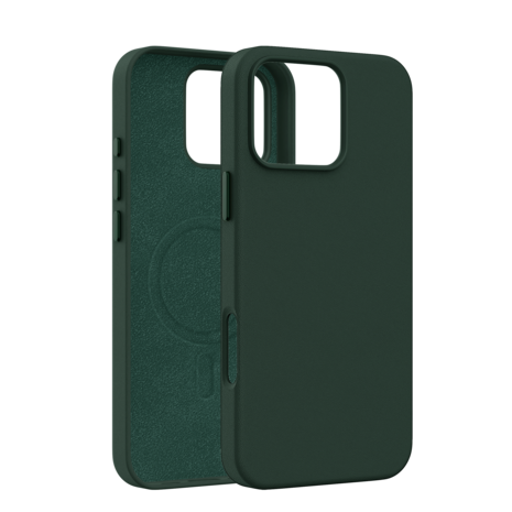 Coverzs Coverzs Coque MagSafe en cuir de luxe iPhone 13 Pro (vert foncé) Coverzs Coverzs Coque MagSafe en cuir de luxe iPhone 13 Pro (vert foncé)