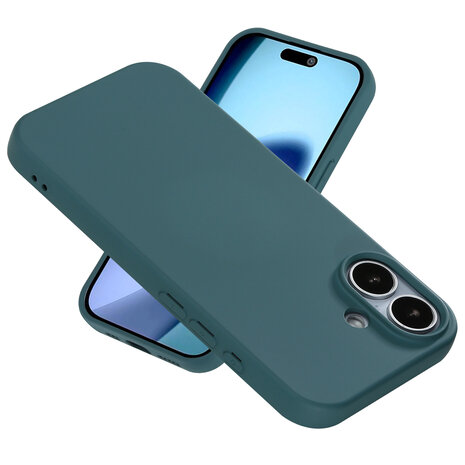 ShieldCase ShieldCase iPhone 17 coque en silicone (vert foncé)