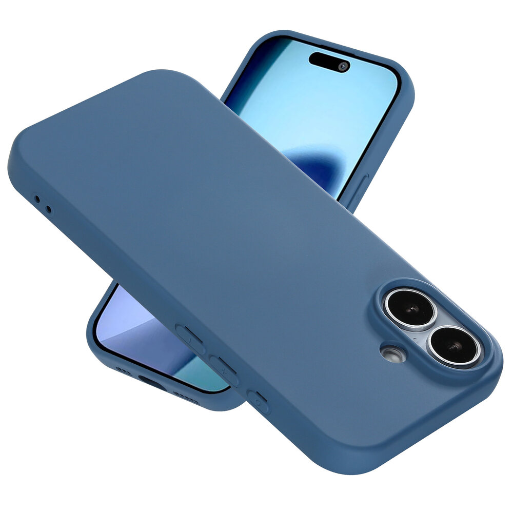 ShieldCase ShieldCase iPhone 17 coque en silicone (bleu foncé)