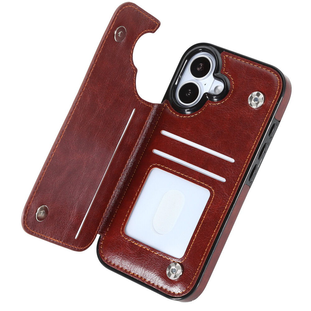 ShieldCase ShieldCase iPhone 17 étui portefeuille (marron) ShieldCase ShieldCase iPhone 17 étui portefeuille (marron)