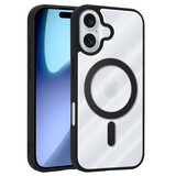 ShieldCase Coque MagSafe pour iPhone 17 avec bord coloré (noir)
