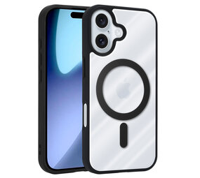 ShieldCase Coque MagSafe pour iPhone 17 avec bord coloré (noir)