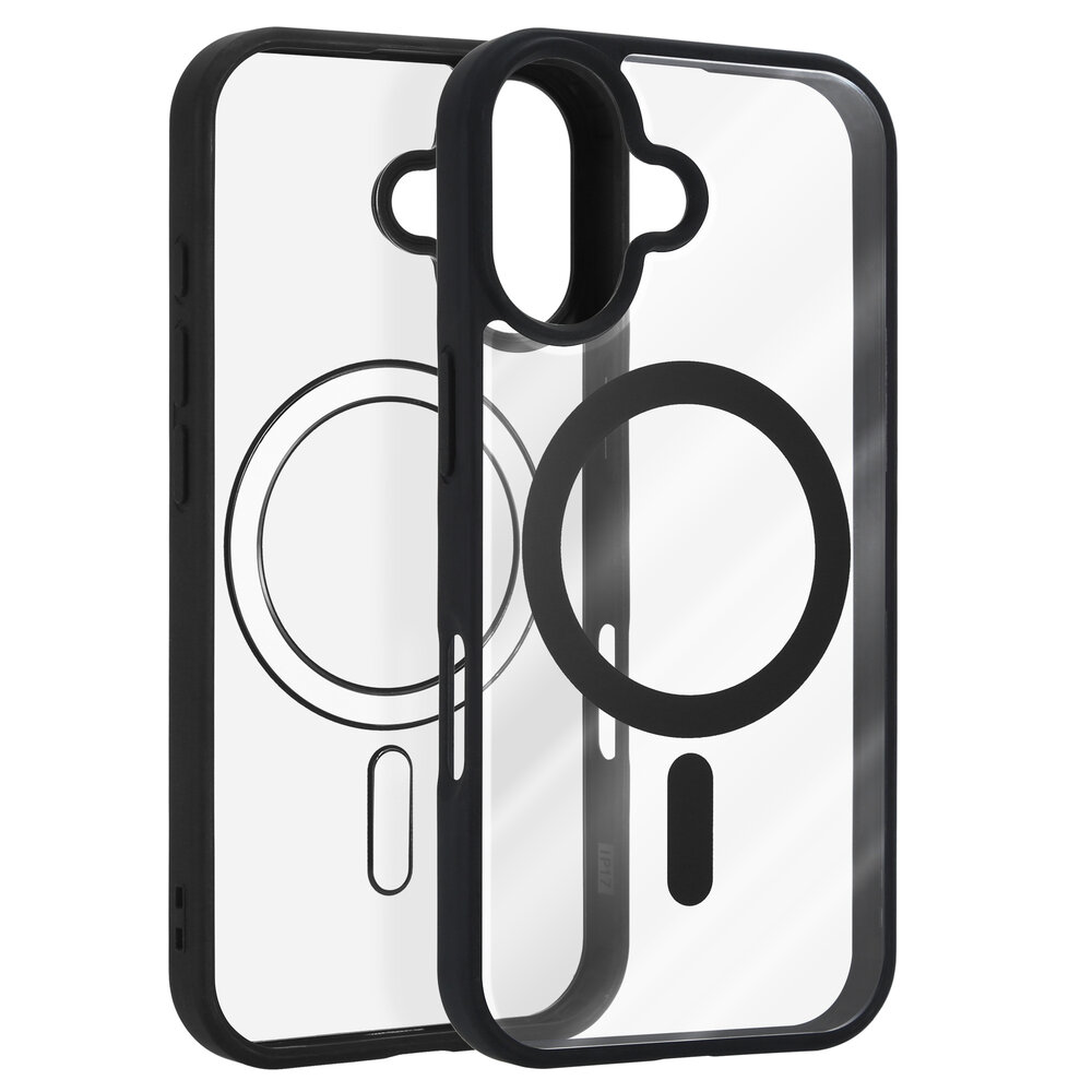 ShieldCase ShieldCase Coque MagSafe pour iPhone 17 avec bord coloré (noir) ShieldCase ShieldCase Coque MagSafe pour iPhone 17 avec bord coloré (noir)