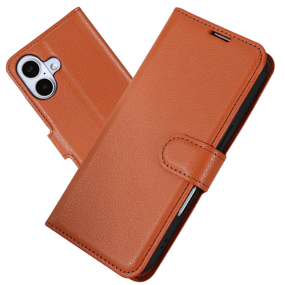 ShieldCase ShieldCase iPhone 17 étui bibliothèque en cuir (marron) ShieldCase ShieldCase iPhone 17 étui bibliothèque en cuir (marron)